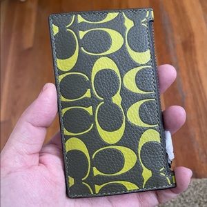 Coach card case gender neutral